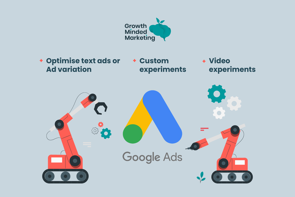 Google Ads Experiments types