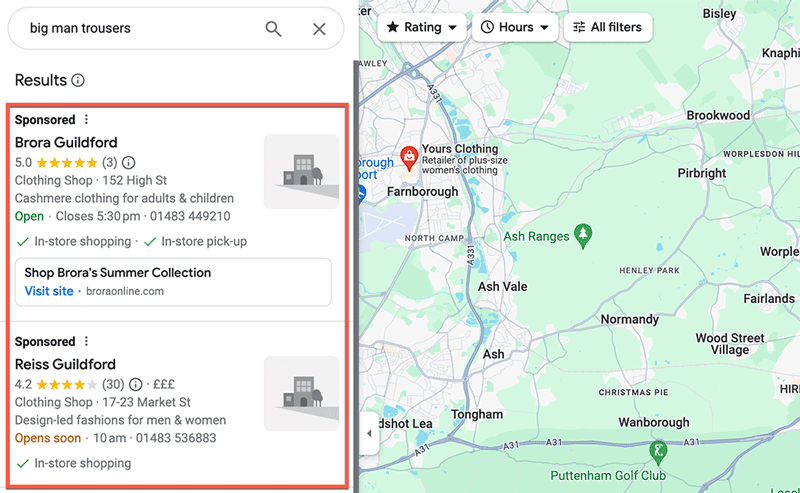 google-ads-map-ad-example
